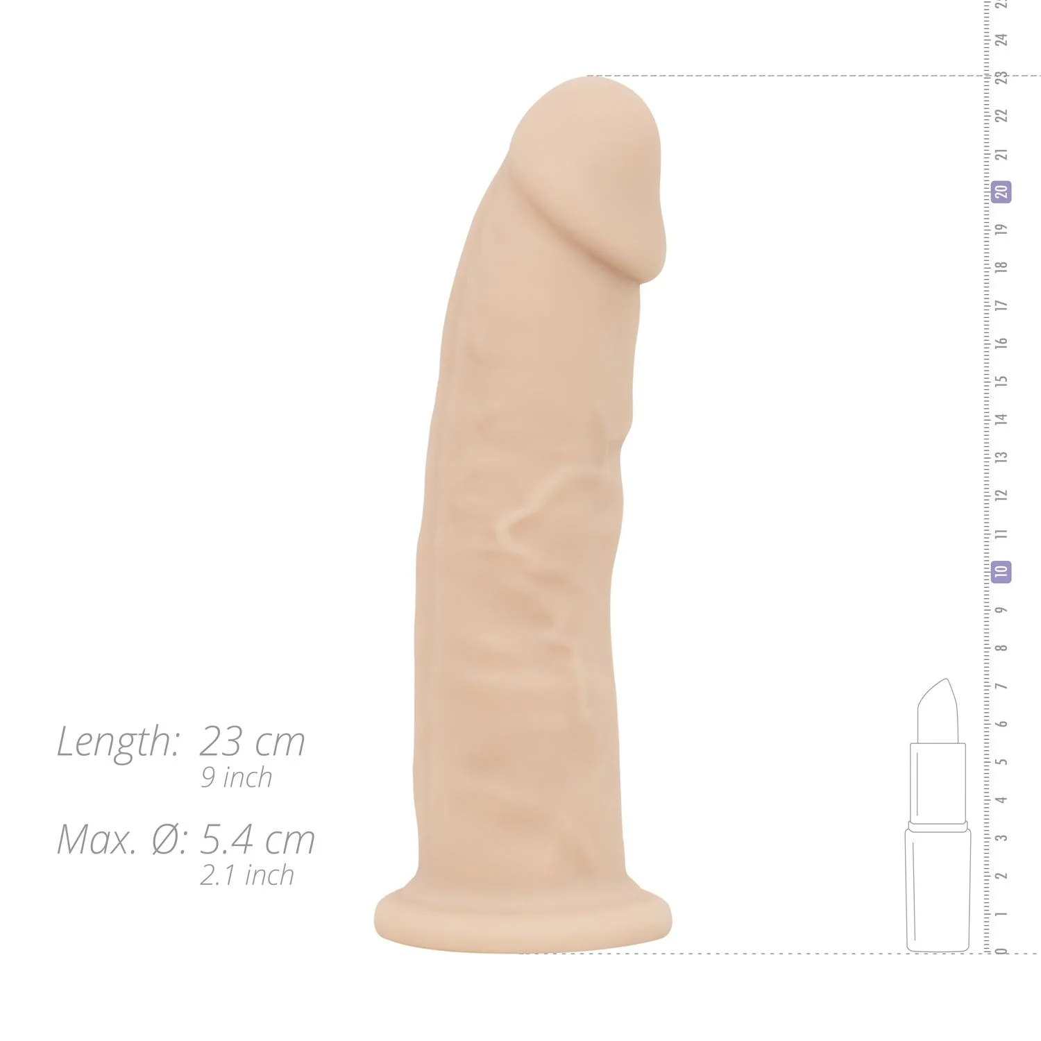 Real Fantasy Deluxe - Xavier Realistische Dildo - 23 cm