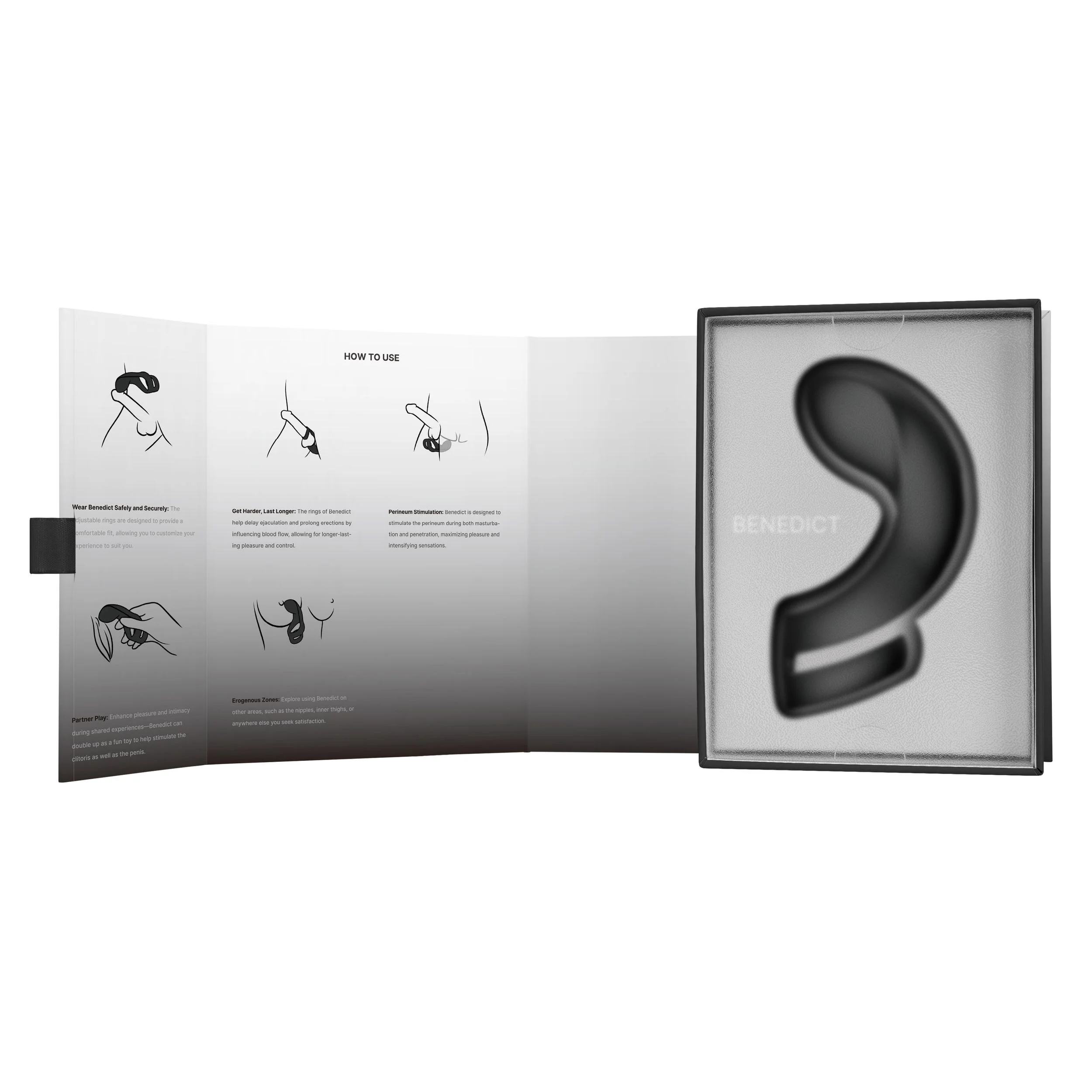 Svakom - Benedict Double Ring Perineum Stimulator