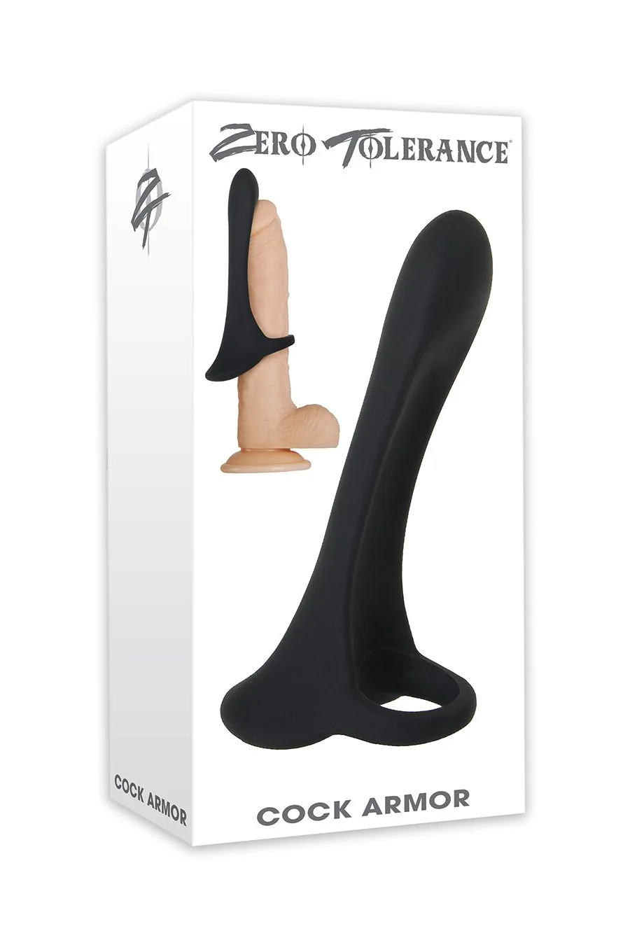 Evolved - Cock Armor Vibrerende Cockring - Zwart
