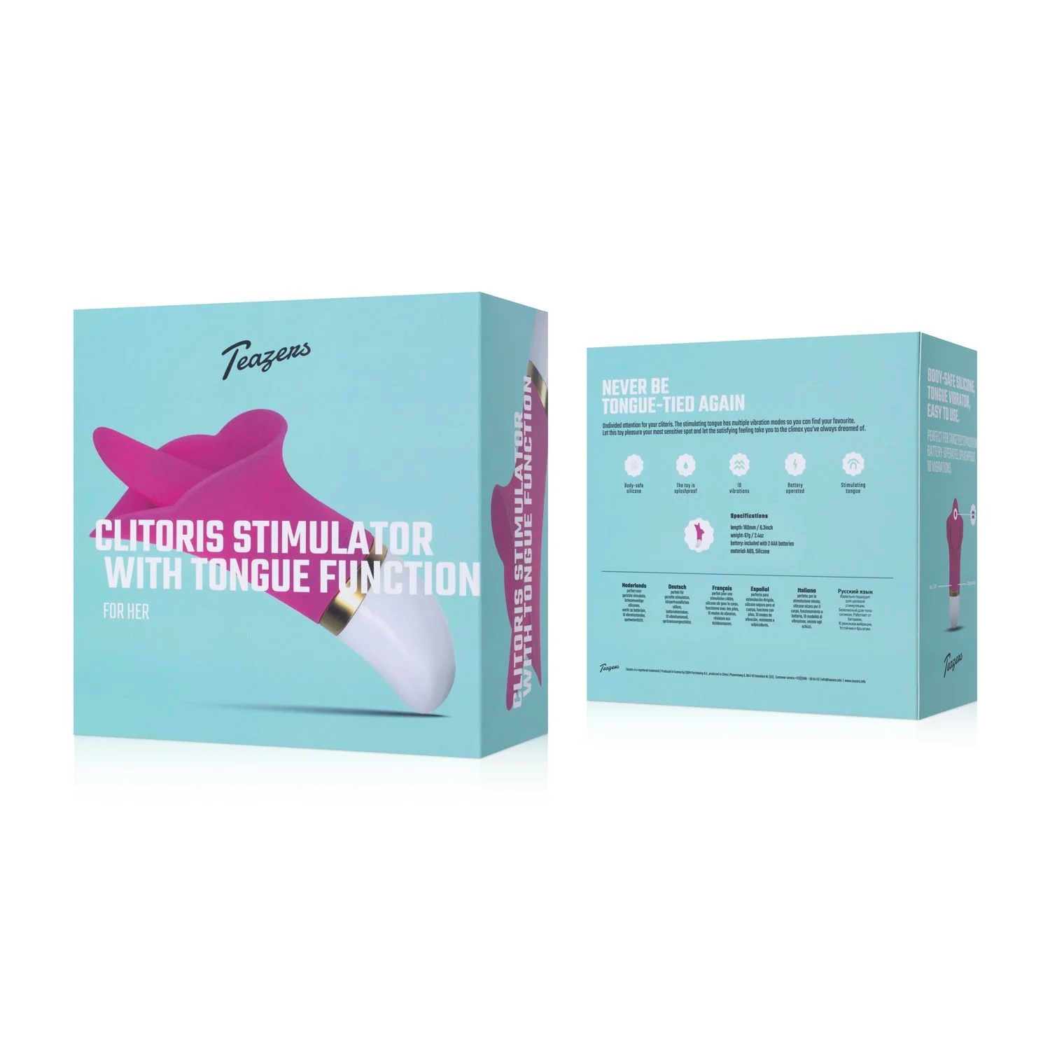 Teazers – Flower Touch Clitoris Vibrator – Roze