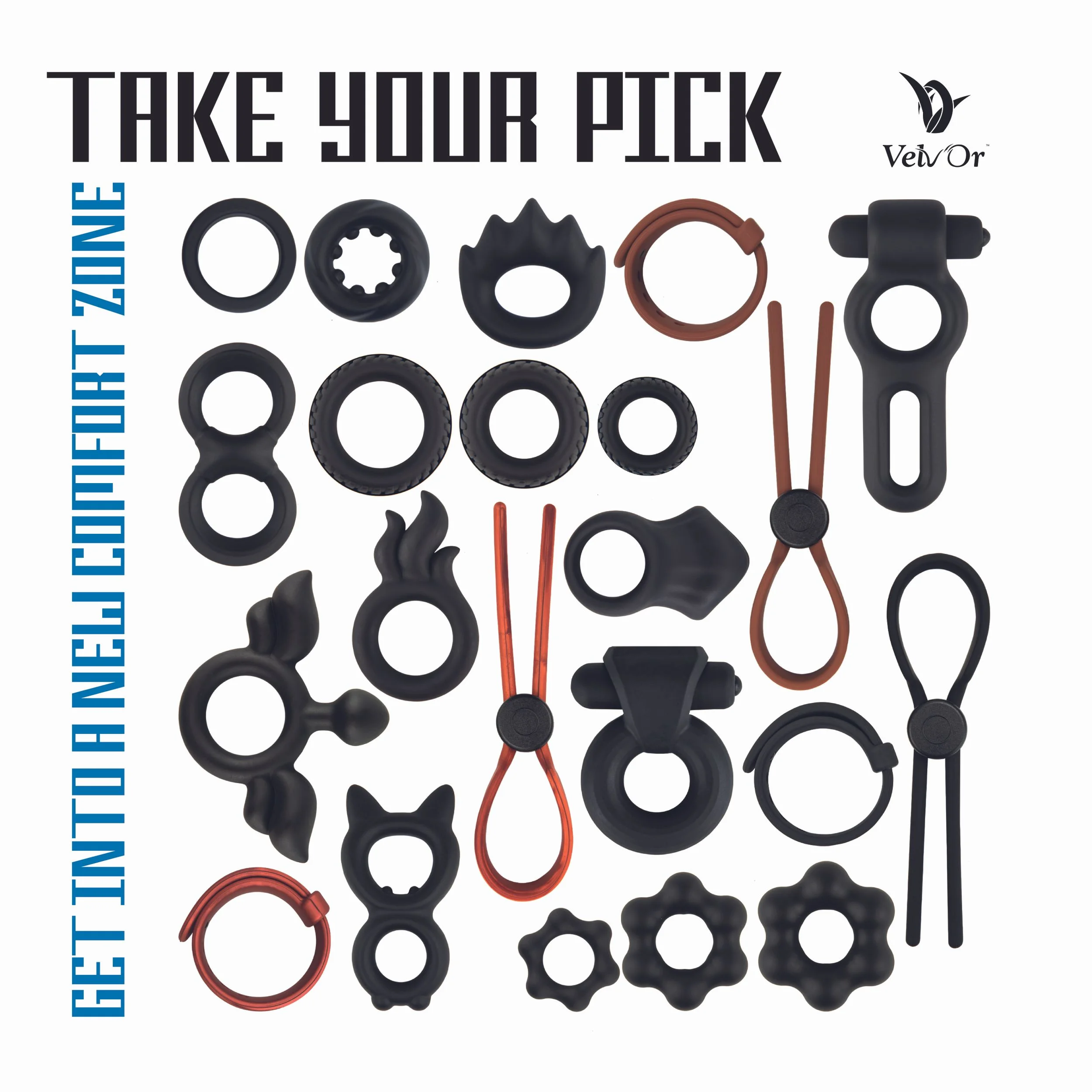Velv'Or - Rooster Enric Minimalistic Slick Cock Ring