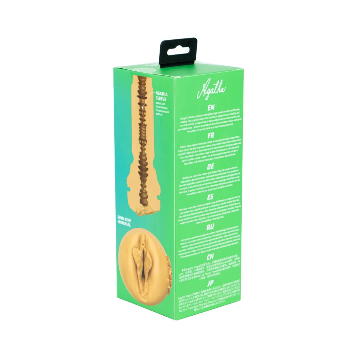 Kiiroo - Feel Agatha Vega Stroker - Zwart