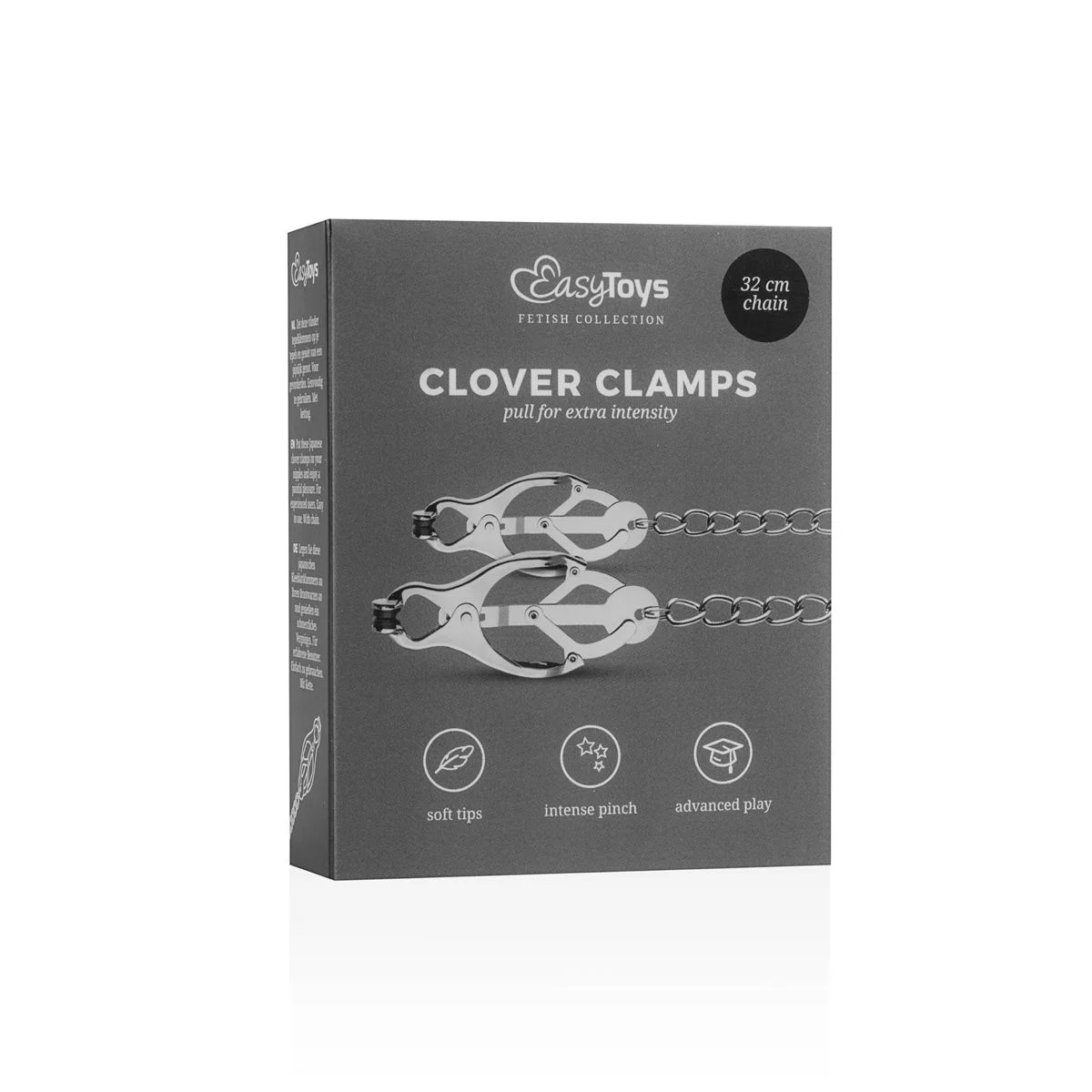 Fetish - Vlinder Tepelklemmen Met Ketting