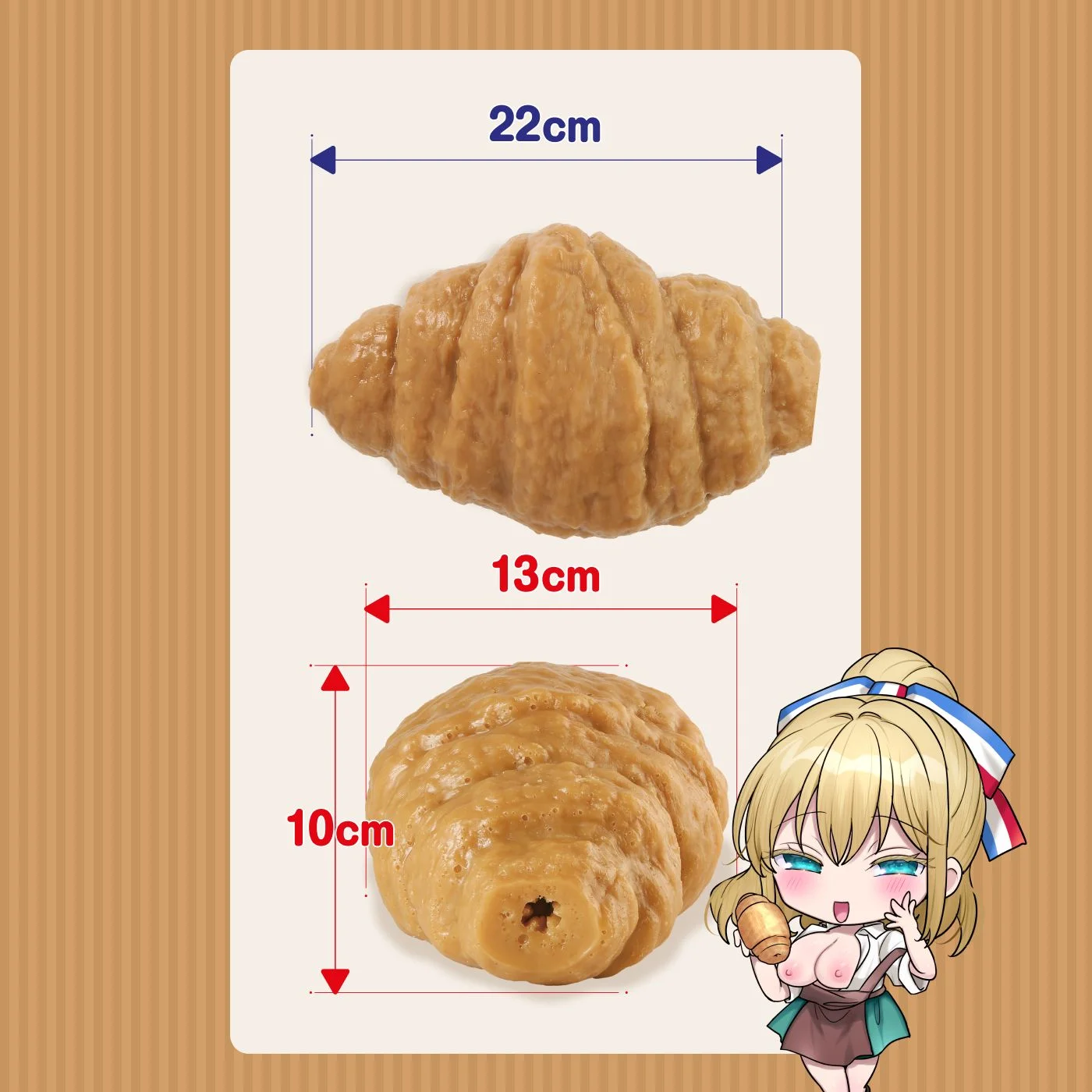 Seiraku Toys – Bread de Ecstasy Masturbator – Croissant