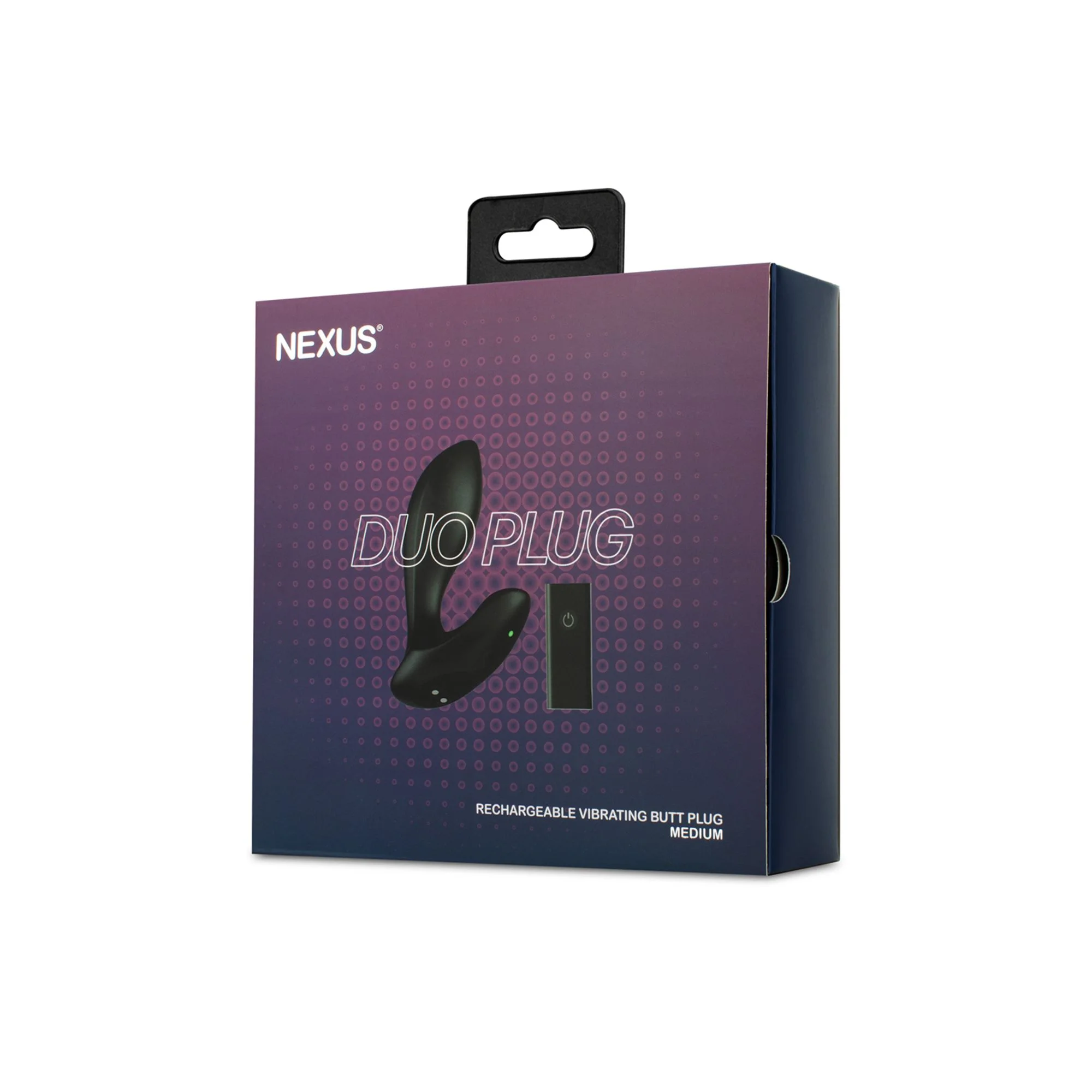 Nexus - Duo Remote Control Beginner Butt Plug Medium - Zwart