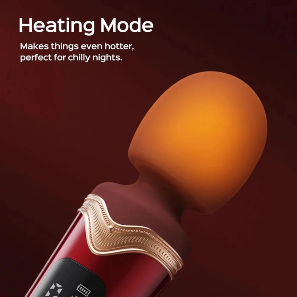 HoneyPlayBox – Stormi Heating Wand Vibrator – Rood