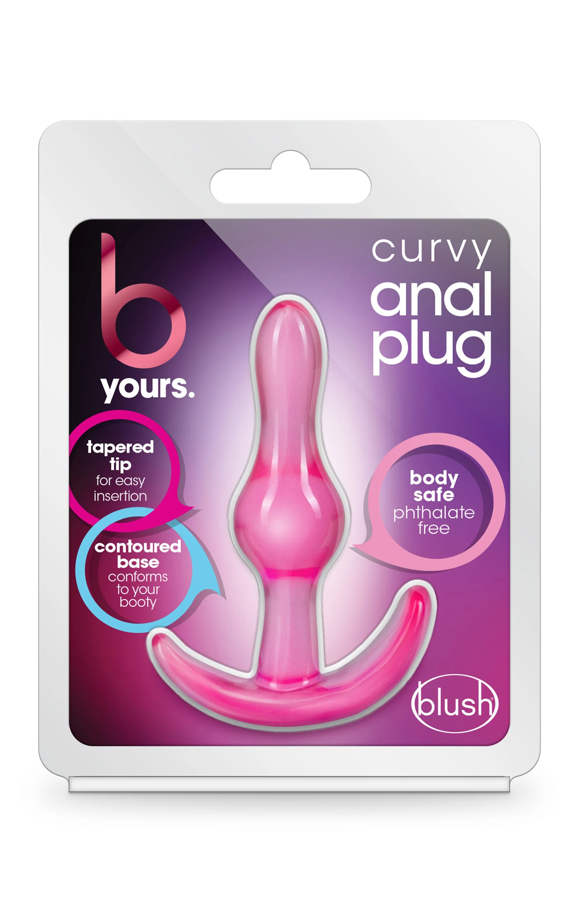 B Yours - Gebogen Buttplug - Roze