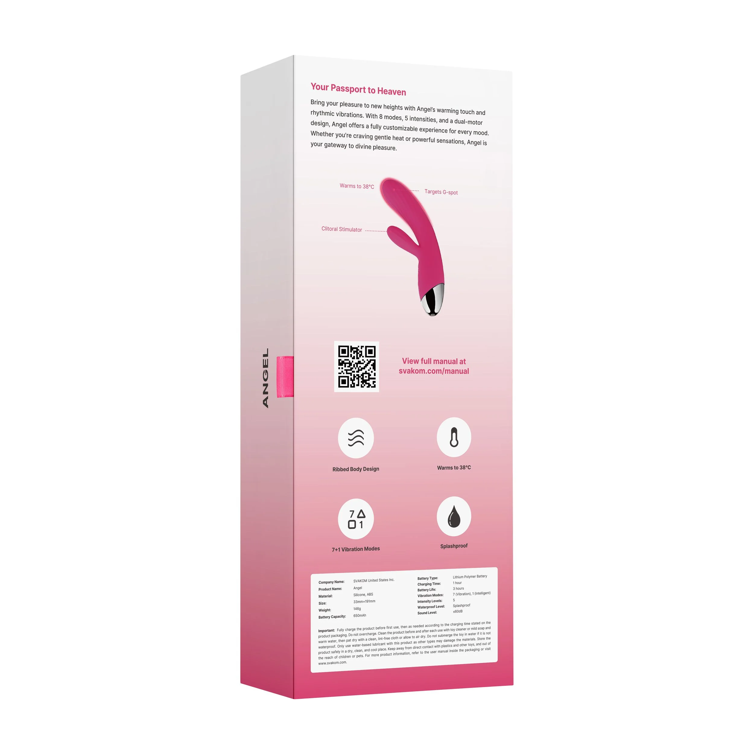 Svakom - Angel Verwarmende G-Spot Vibrator