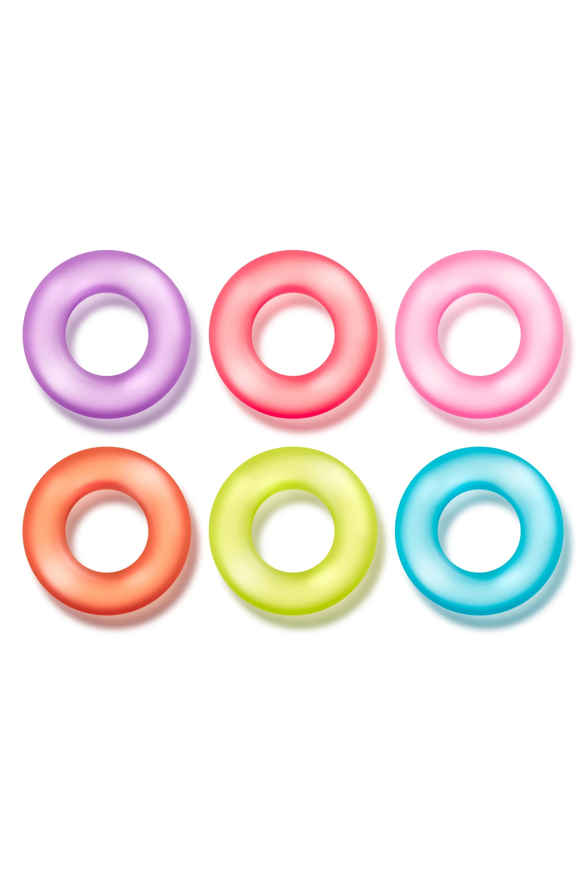 Blush - Play With Me King of the Ring Cockring Set 6 Stuks