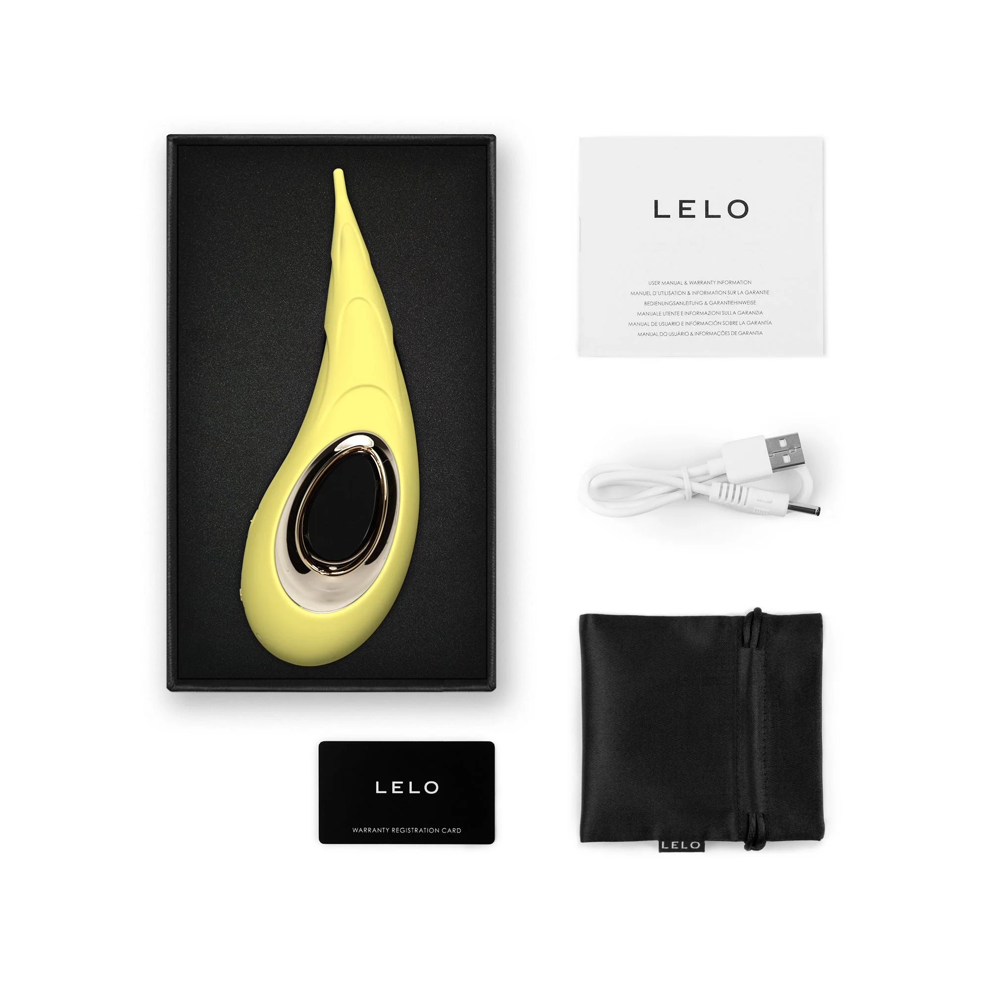 Lelo - Dot Cruise Clitoral Pinpoint Vibrator Lemon Sorbet