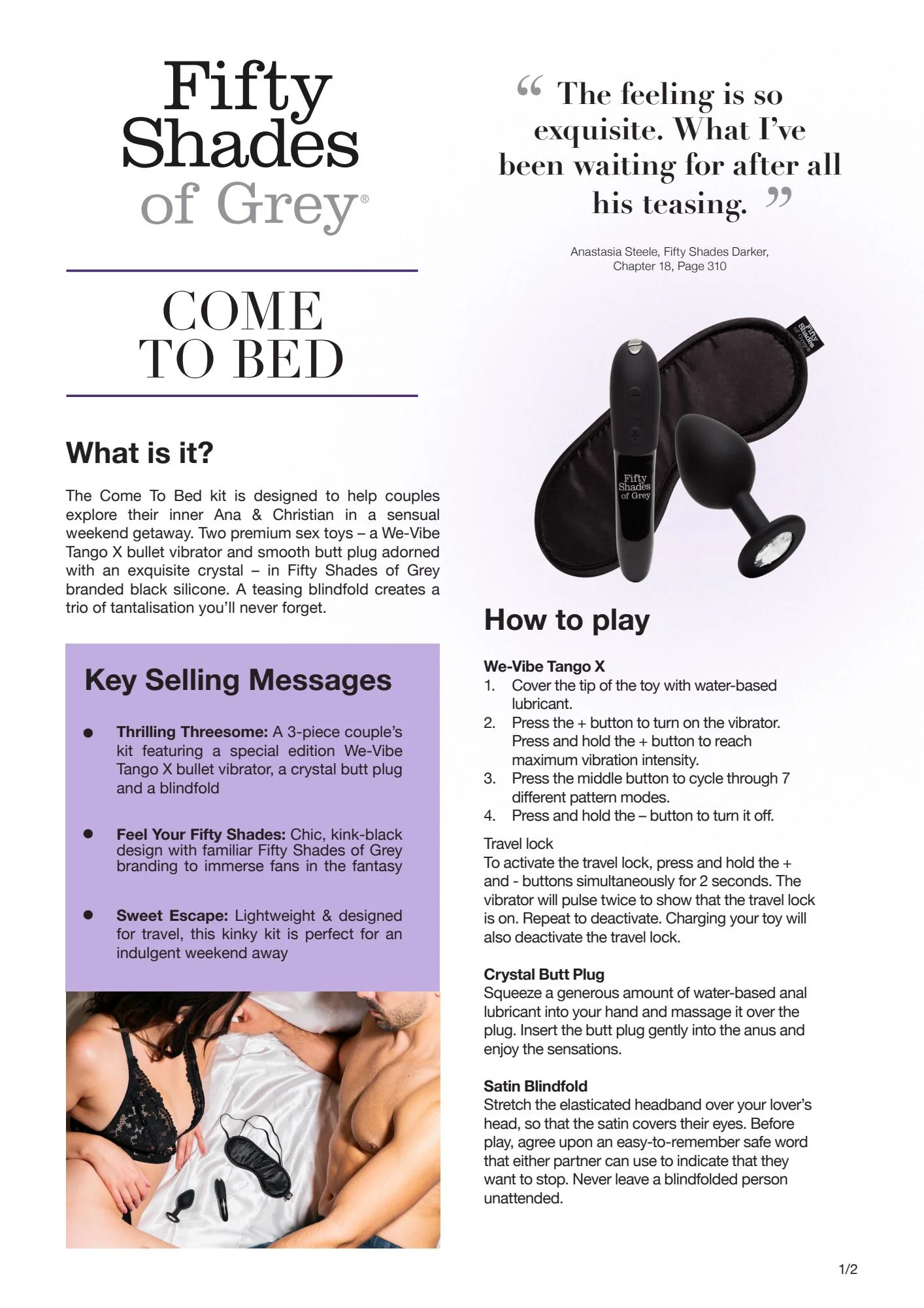 Come To Bed Kit Voor Stellen