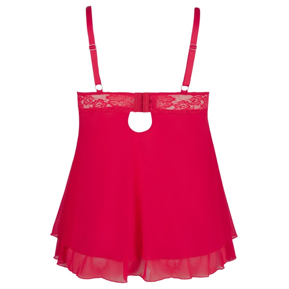 Cottelli Collection - Babydoll Met Half Open Cups