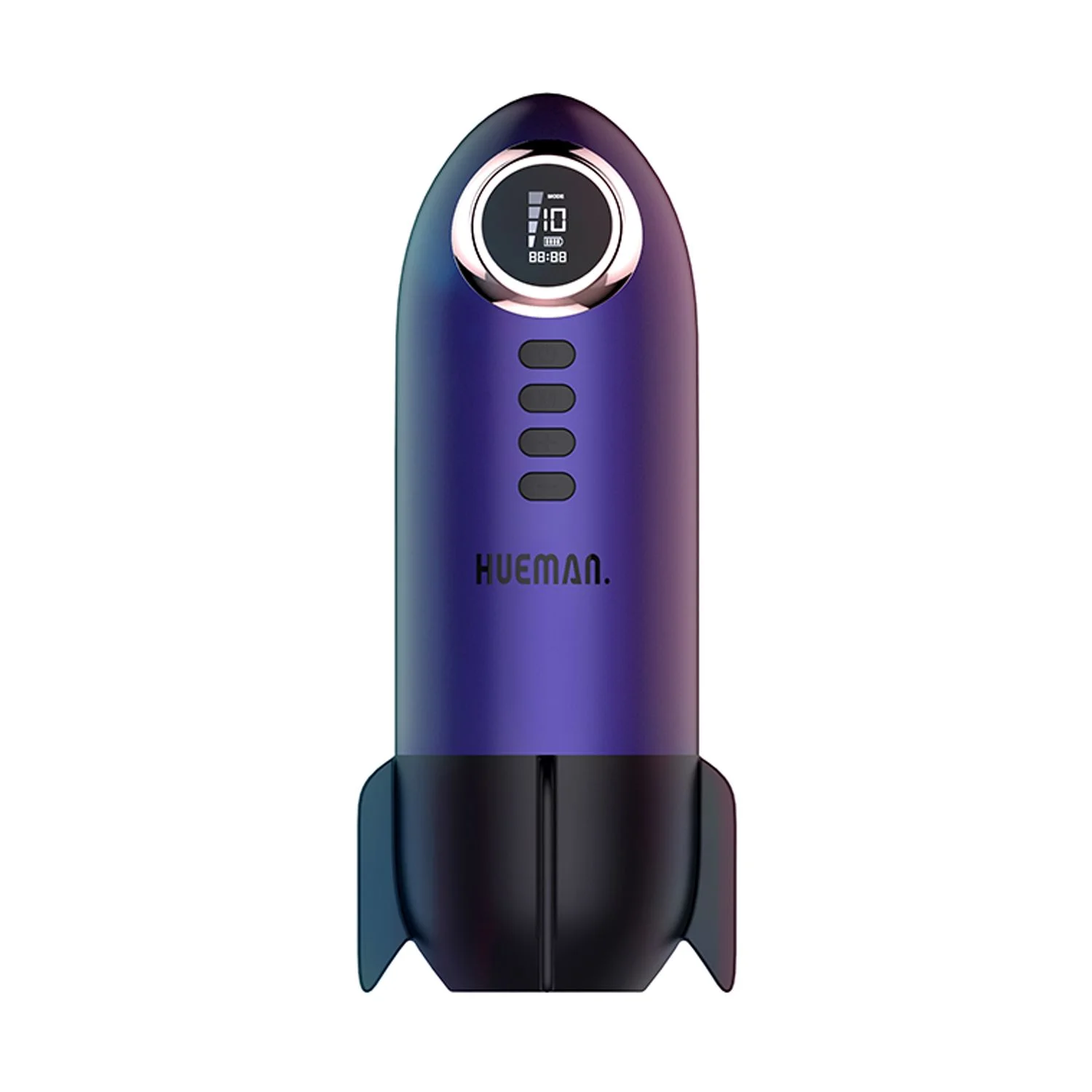 Hueman - Rocket Masturbator - Zuig- en Vibratiefunctie