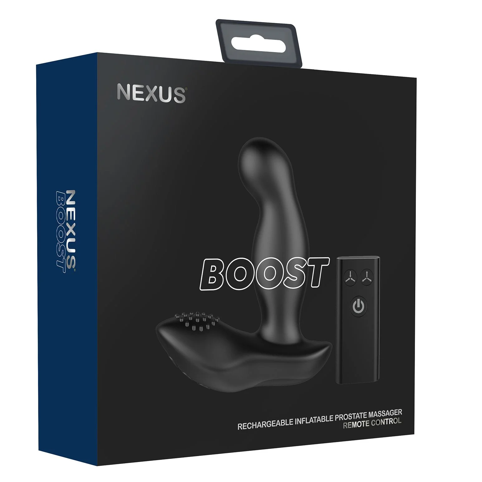 Nexus - Boost Vibrerende en Opblaasbare Prostaat Vibrator - diameter 4.6 cm