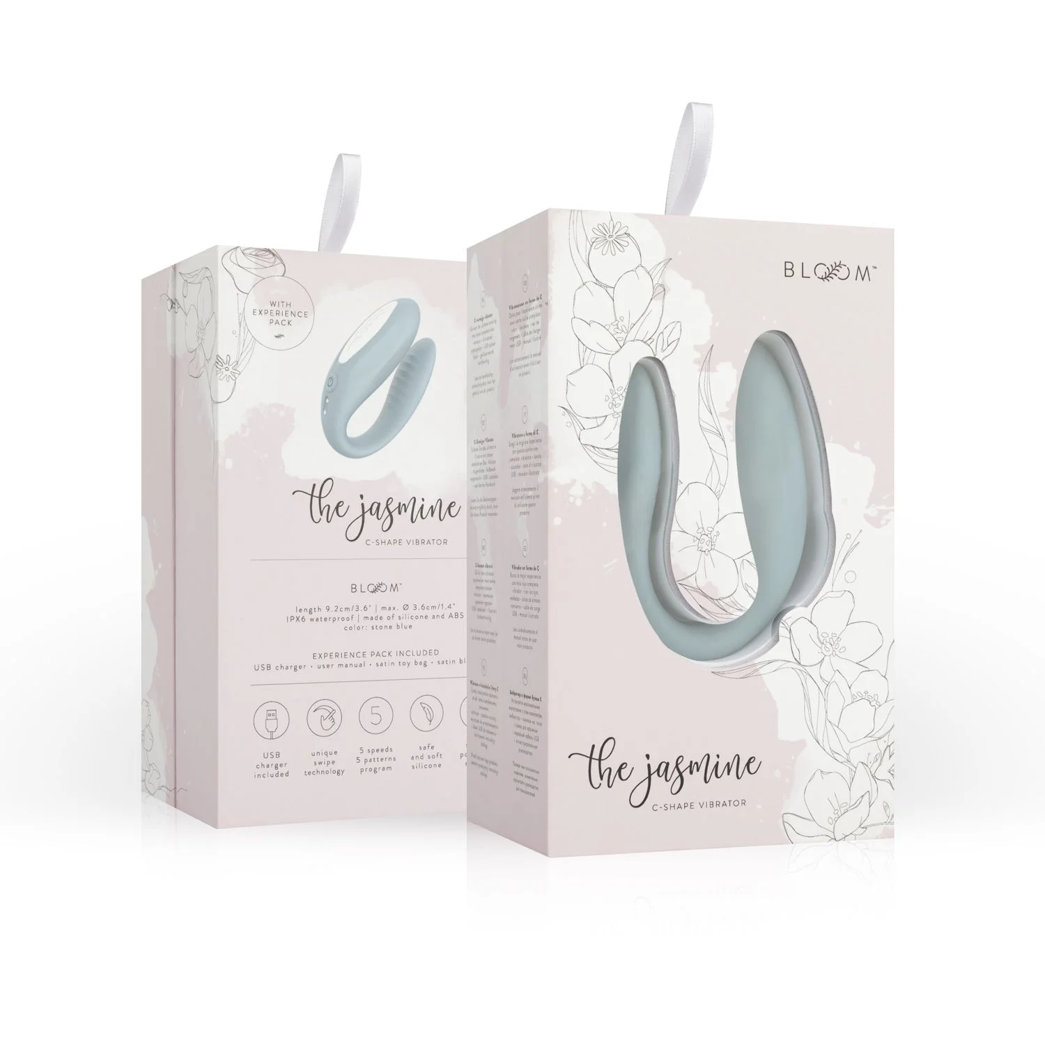 Bloom - The Jasmine C-vormige Vibrator - Groen