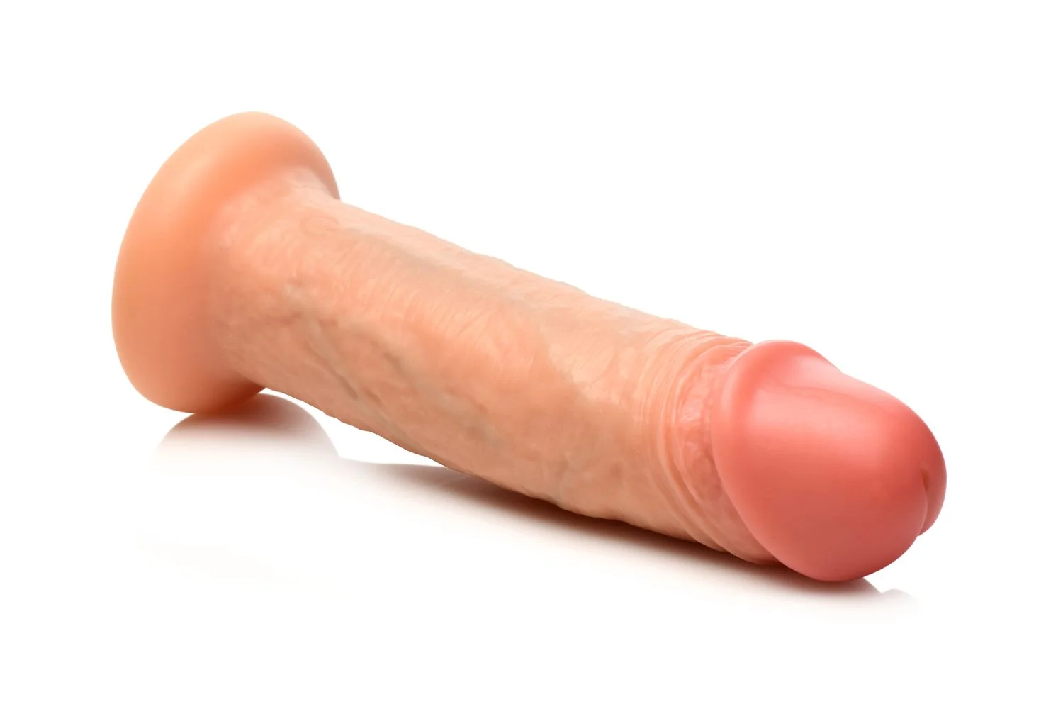 JOCK - Real Skin Vibrerend Dildo - 20 cm & Lichtkleurig