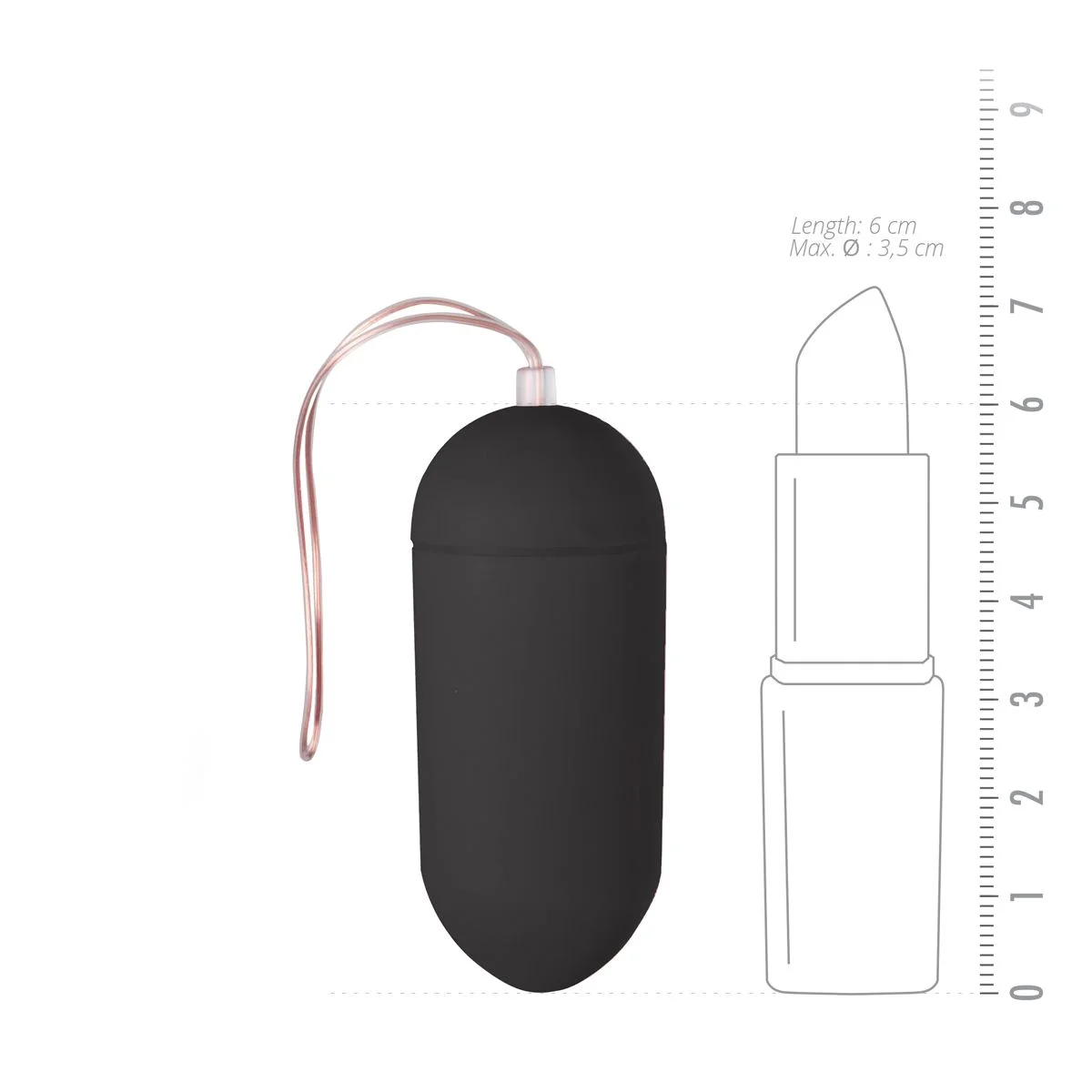 Vibratie Ei - Zwart