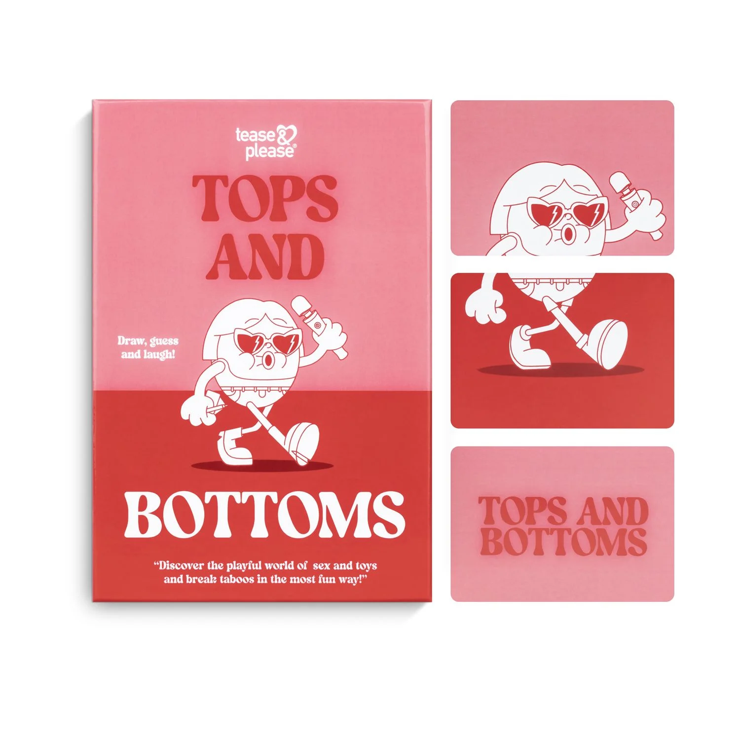 Tease & Please - Tops & Bottoms Partyspel - Multi