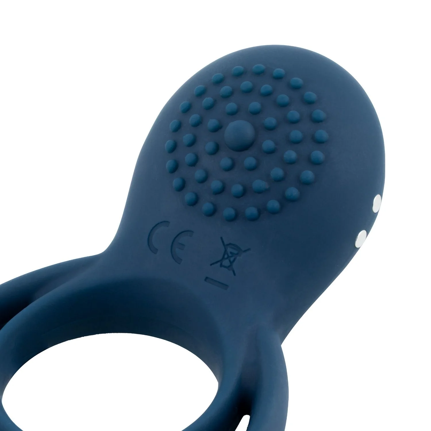 Boners - Vibrerende Cockring voor Koppels - Blauw