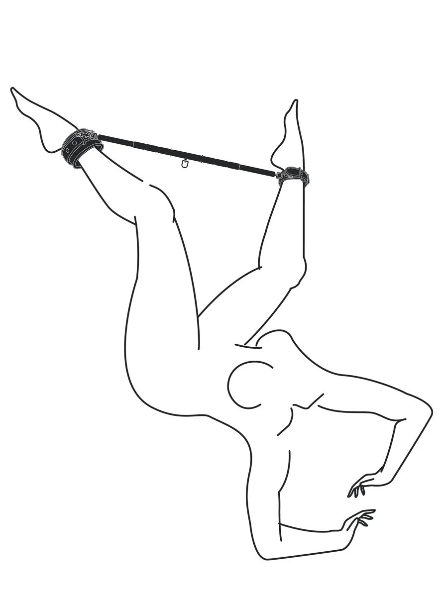 Fetish - Expander Spreader Bar and Cuffs Set