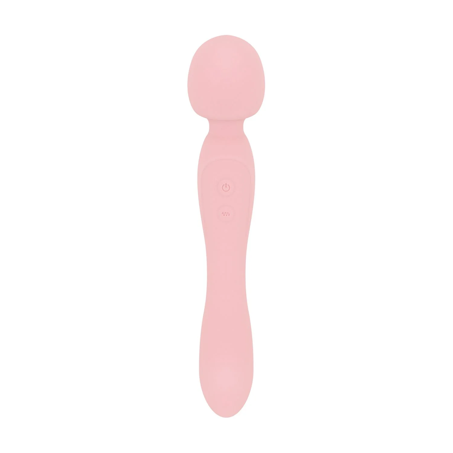 Good Vibes Only - Dubbelzijdige Wand Vibrator - Soft Silicone - Roze