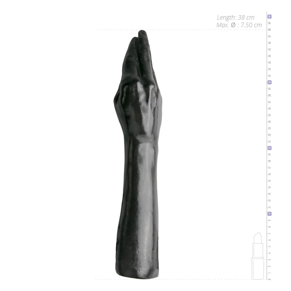 All Black - Fisting Dildo - 39 cm