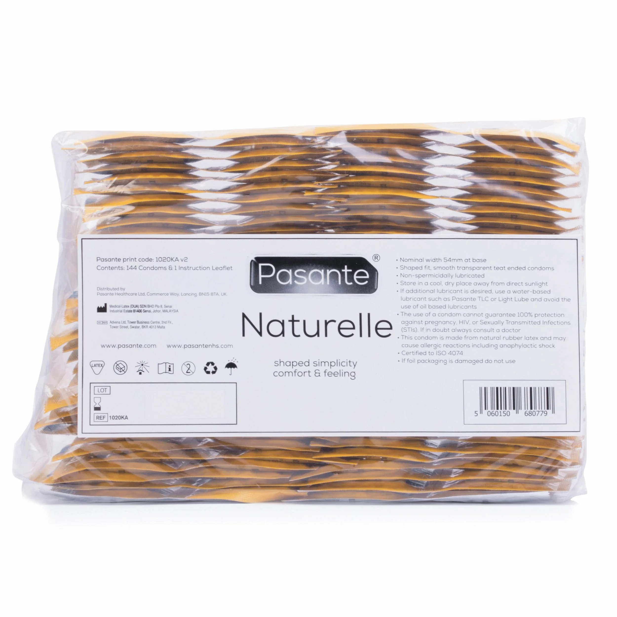 Pasante Naturelle Condooms - 144 stuks