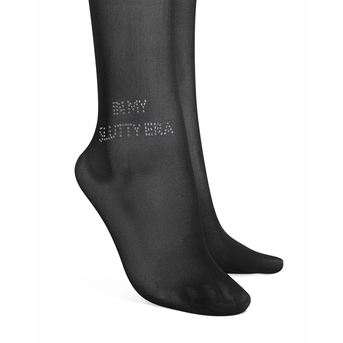 Obsessive - Norless Era Panty Open Kruis - Zwart