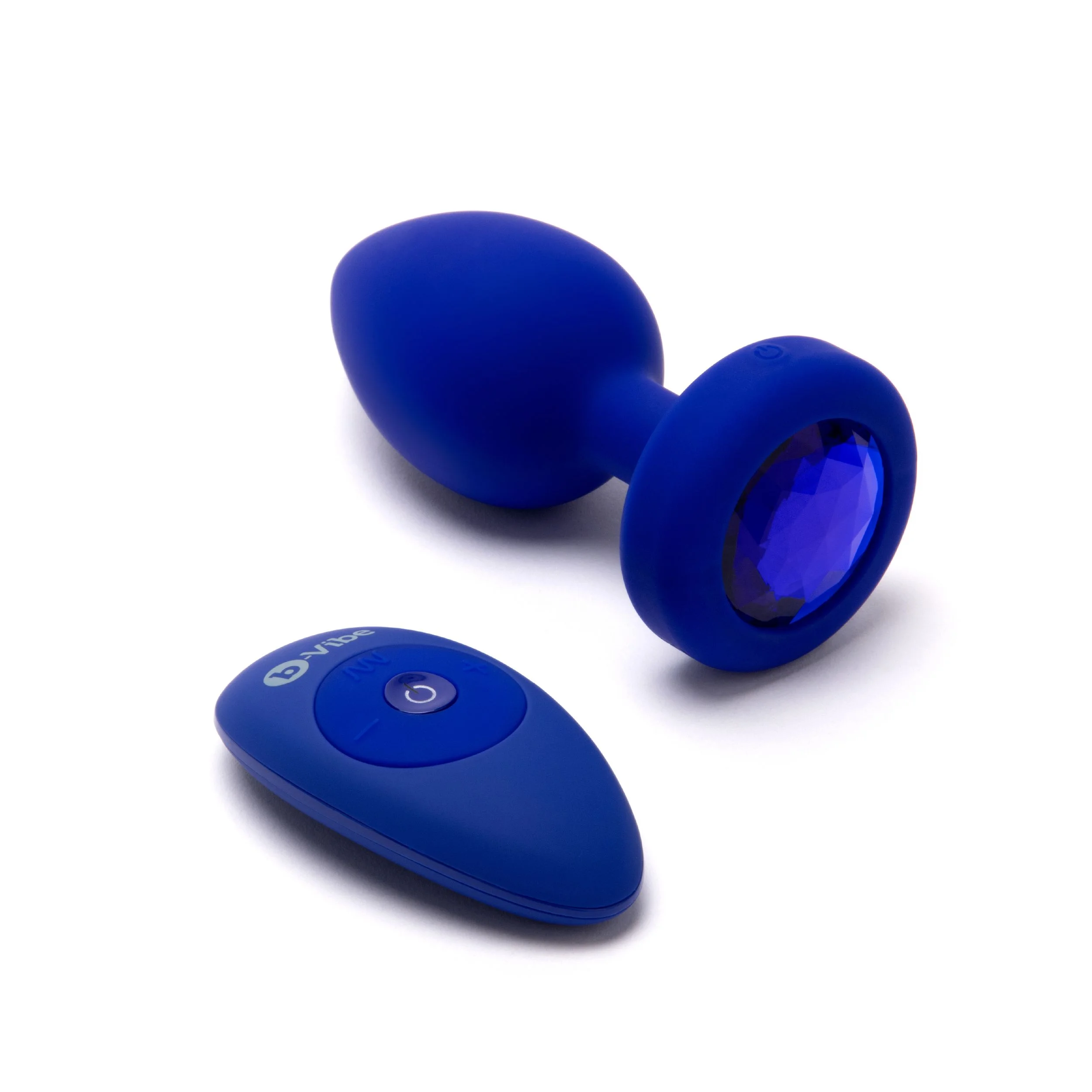 B-Vibe - Vibrerende Juwelen Plug L/XL Navy