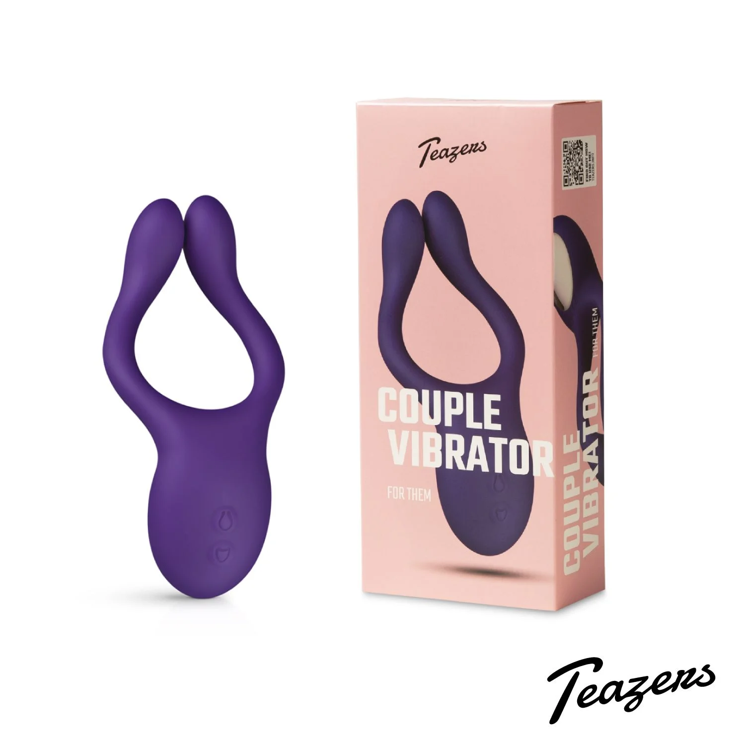 Teazers – Partner Multifun Koppelvibrator – Paars