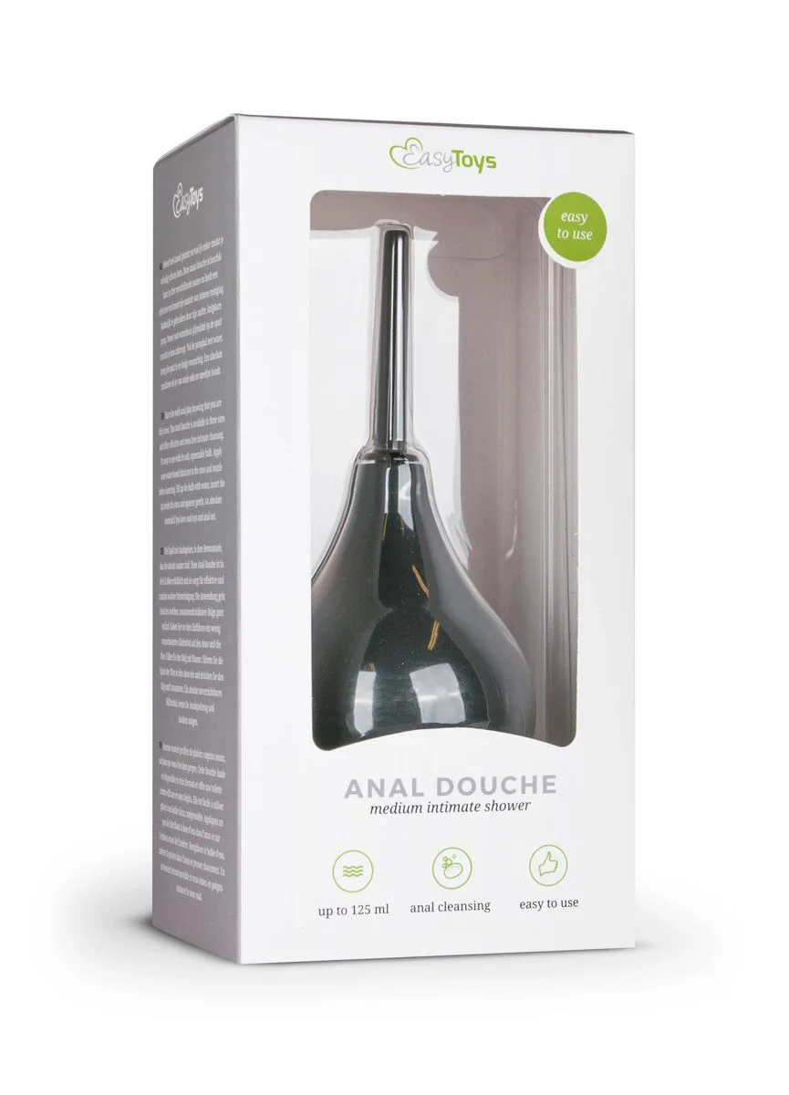 Zwarte Anaal Douche - Medium
