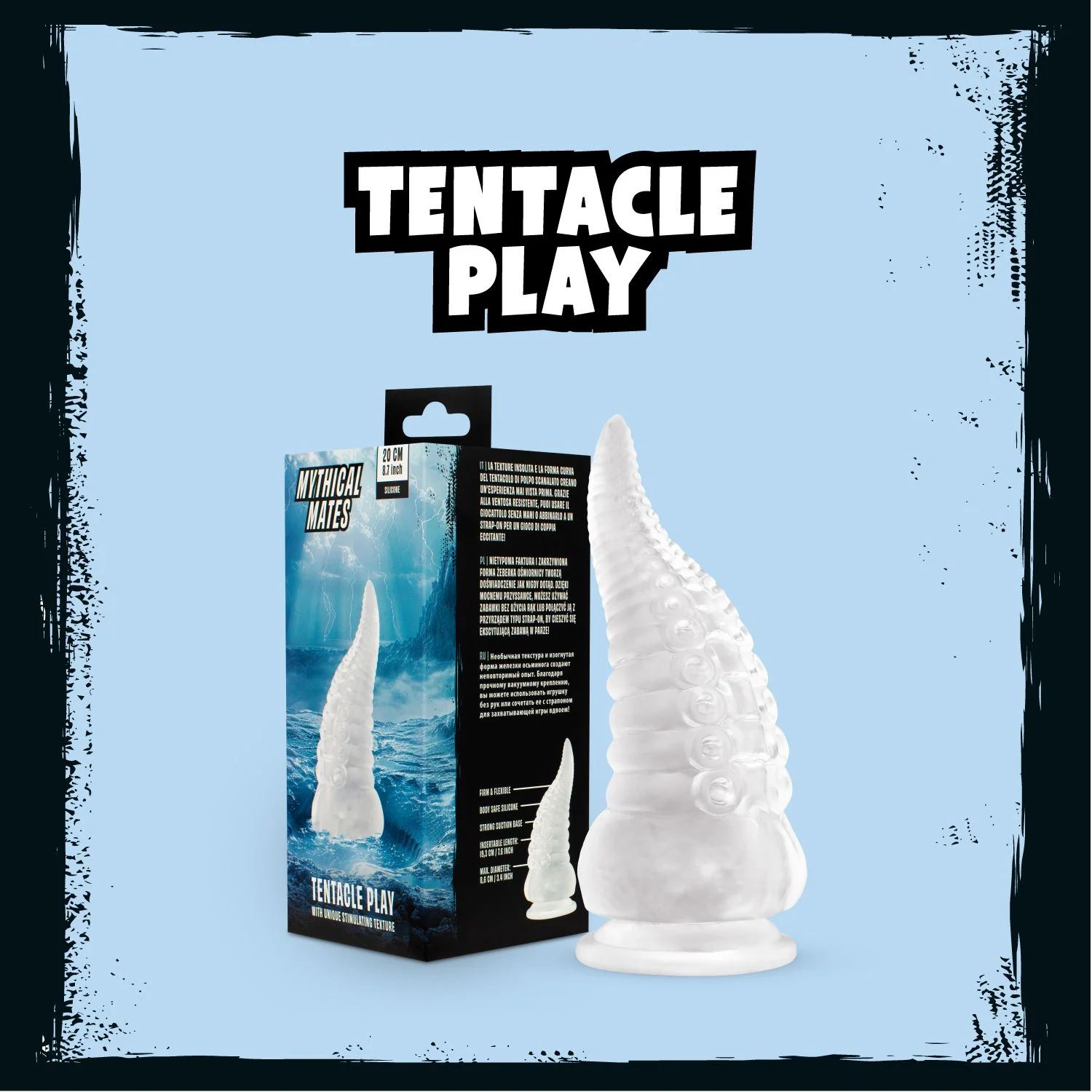 Mythical Mates - Tentacle Play Jelly Dildo - 20 cm