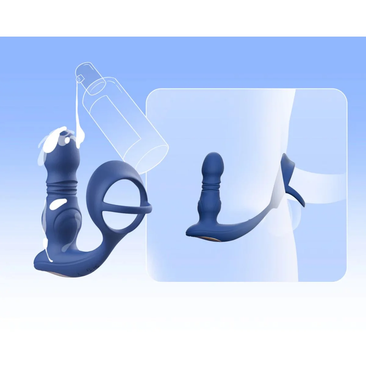 HoneyPlayBox – Cyrus Thrusting Prostate Vibrator – Zwart
