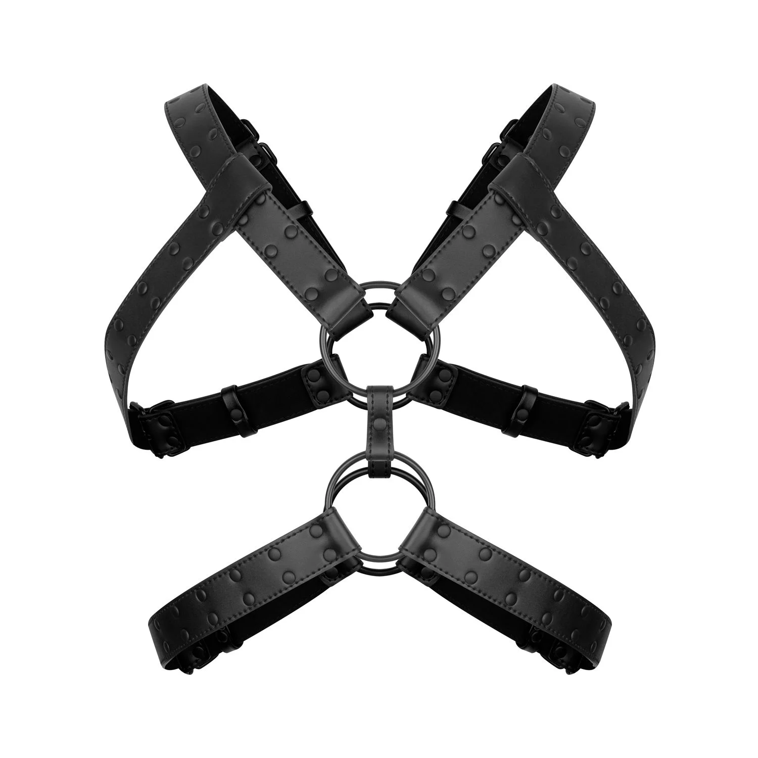 Rocco Bondage Harnas - Zwart