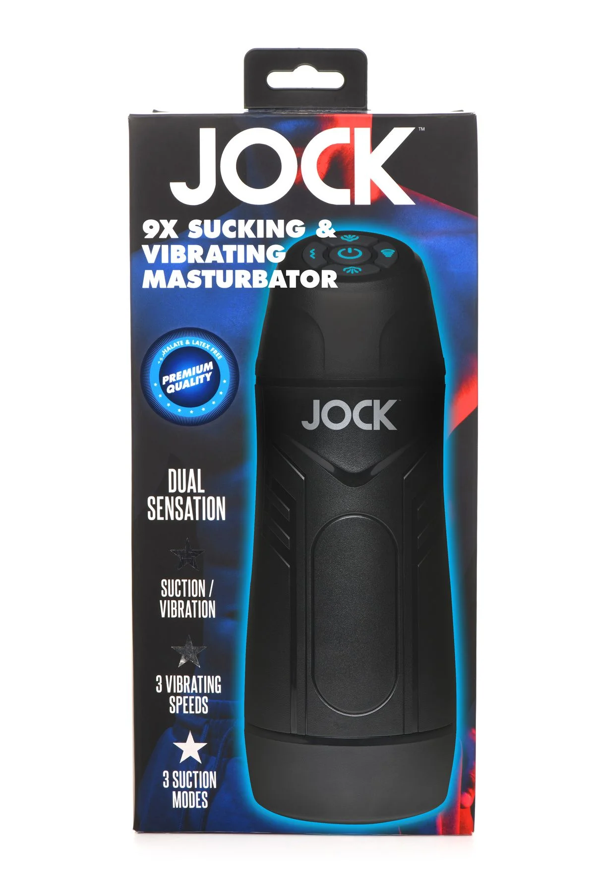 JOCK - Masturbator Zuig- en Vibratiefunctie