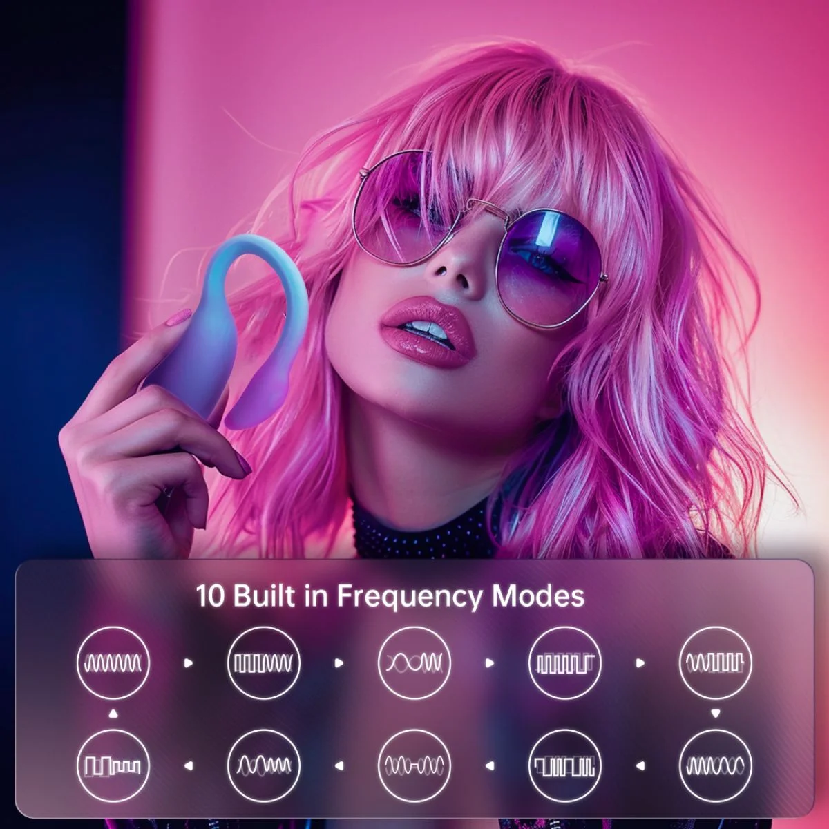 Magic Motion - Magic Flamingo Max Vibratie Ei - Blauw