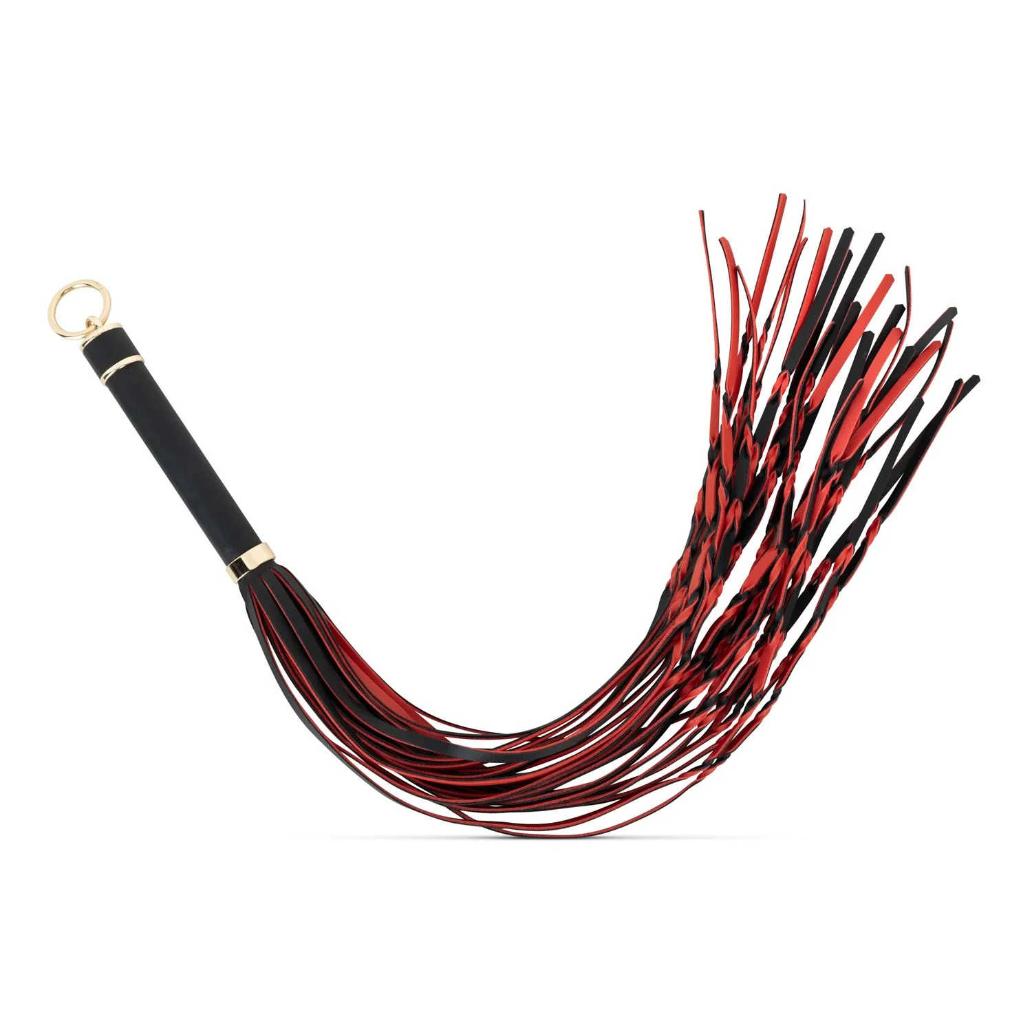 Fetish - Flogger 64 cm - Rood en Zwart