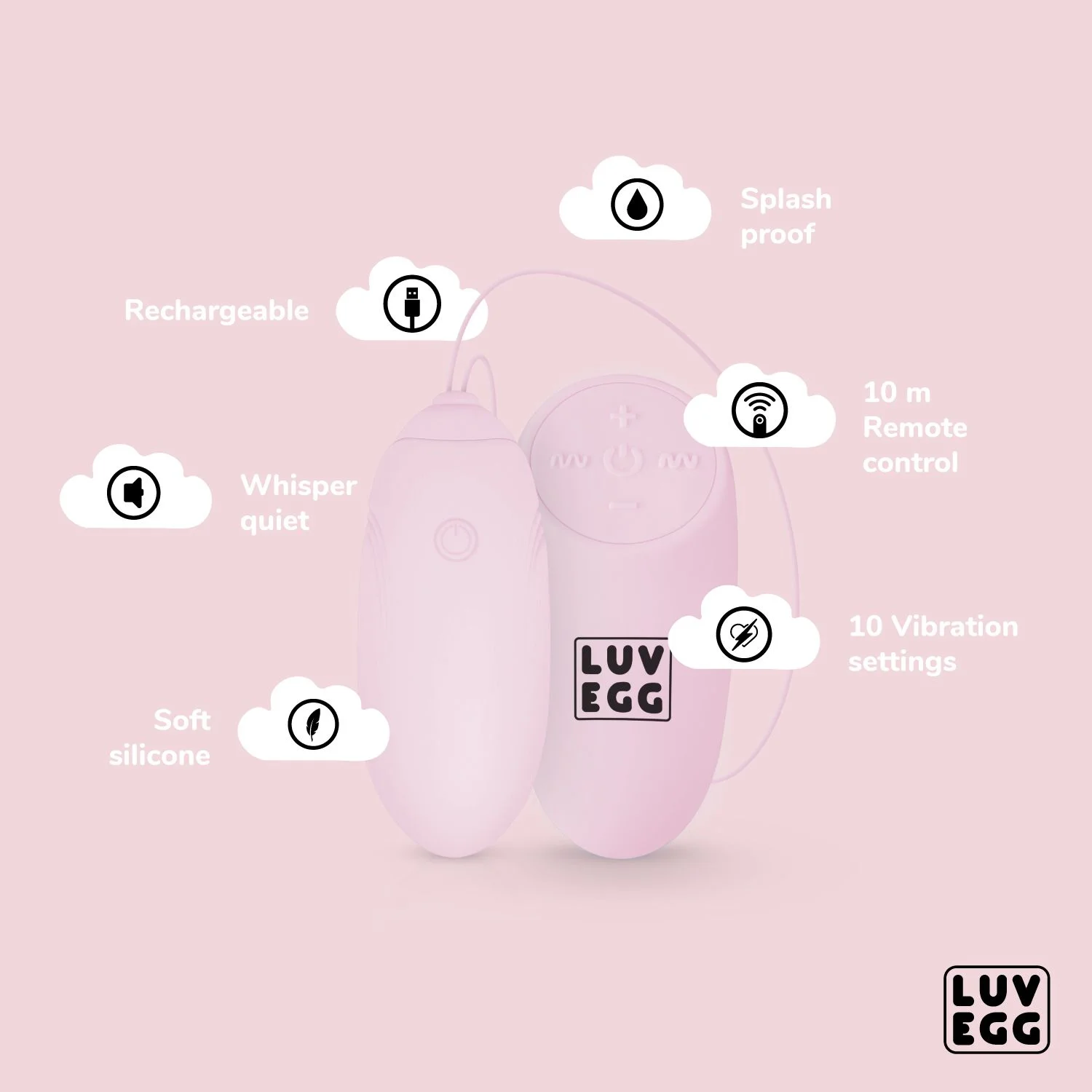 LUV EGG - Roze