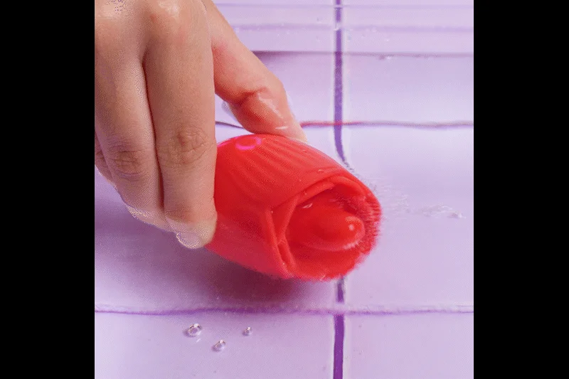 Teazers Roos Vibrator - Likken en Vibreren