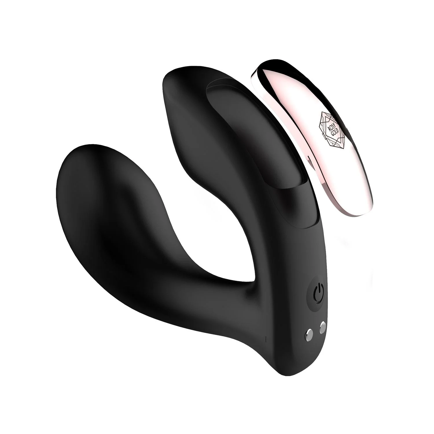 Rosy Gold – Wearable Vibrator met Luxe Oplaadcase – Zwart