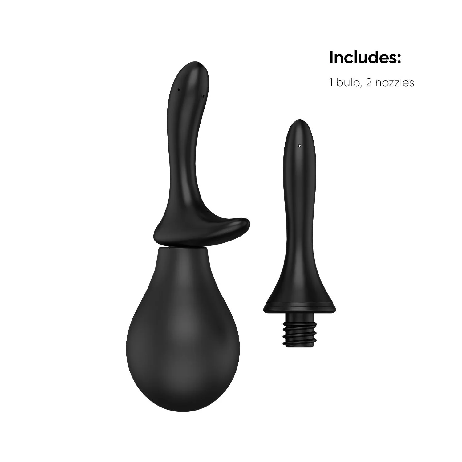 Nexus - Intieme Douche Set Met Twee Siliconen Tuitjes