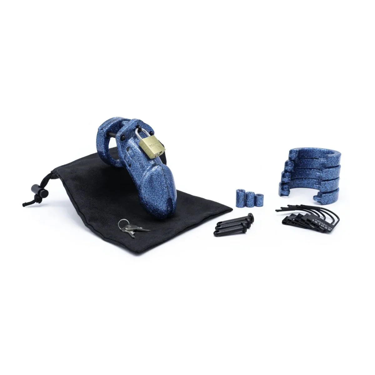 CB-X – CB-6000 Chastity Kit – Glitter Blauw