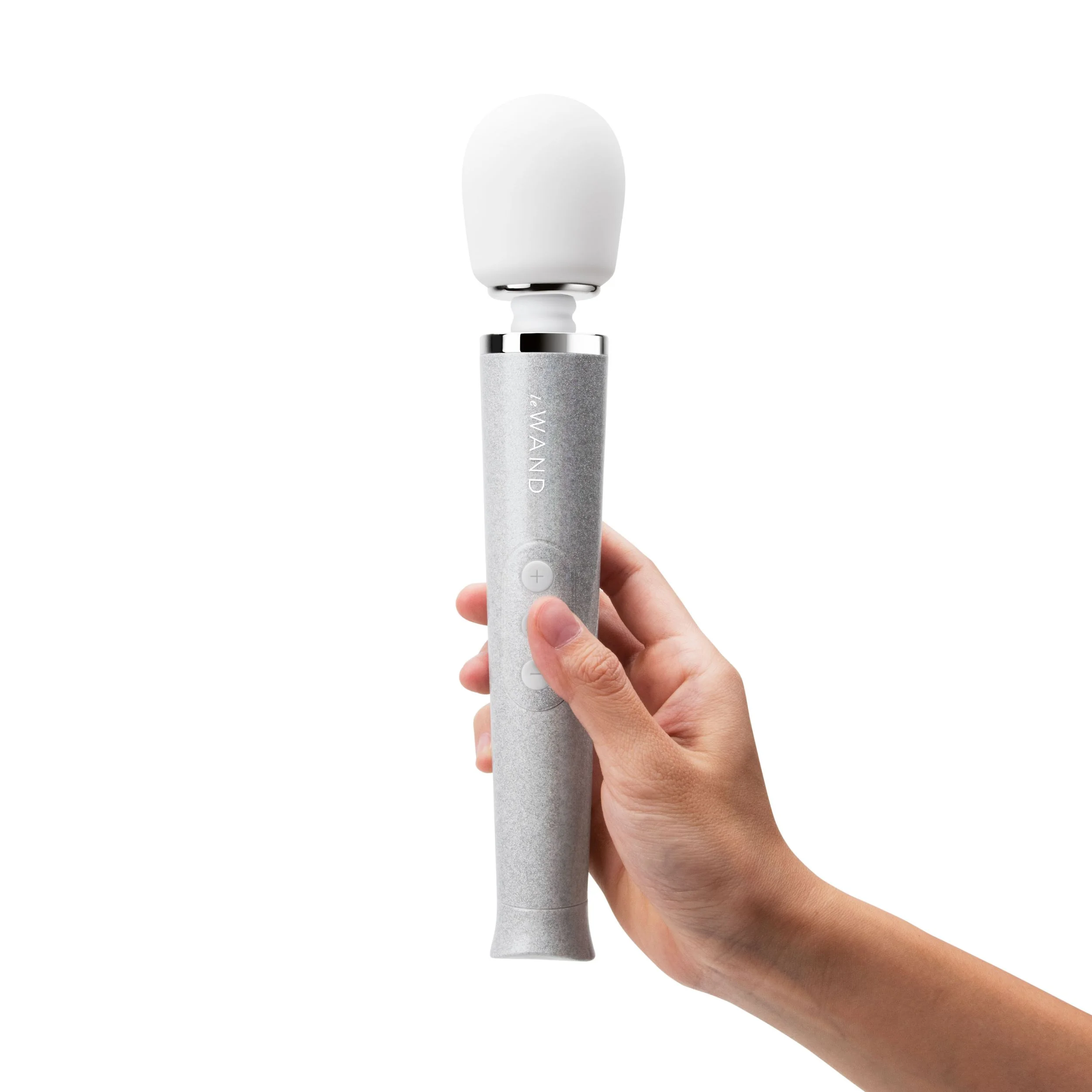 LE WAND – Petite All That Glimmers Wand Vibrator – Wit