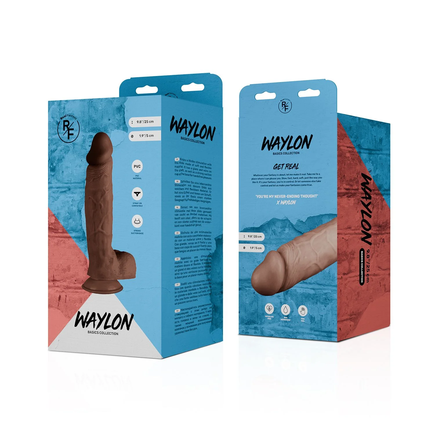 Real Fantasy - Waylon Realistische Dildo - 25 cm