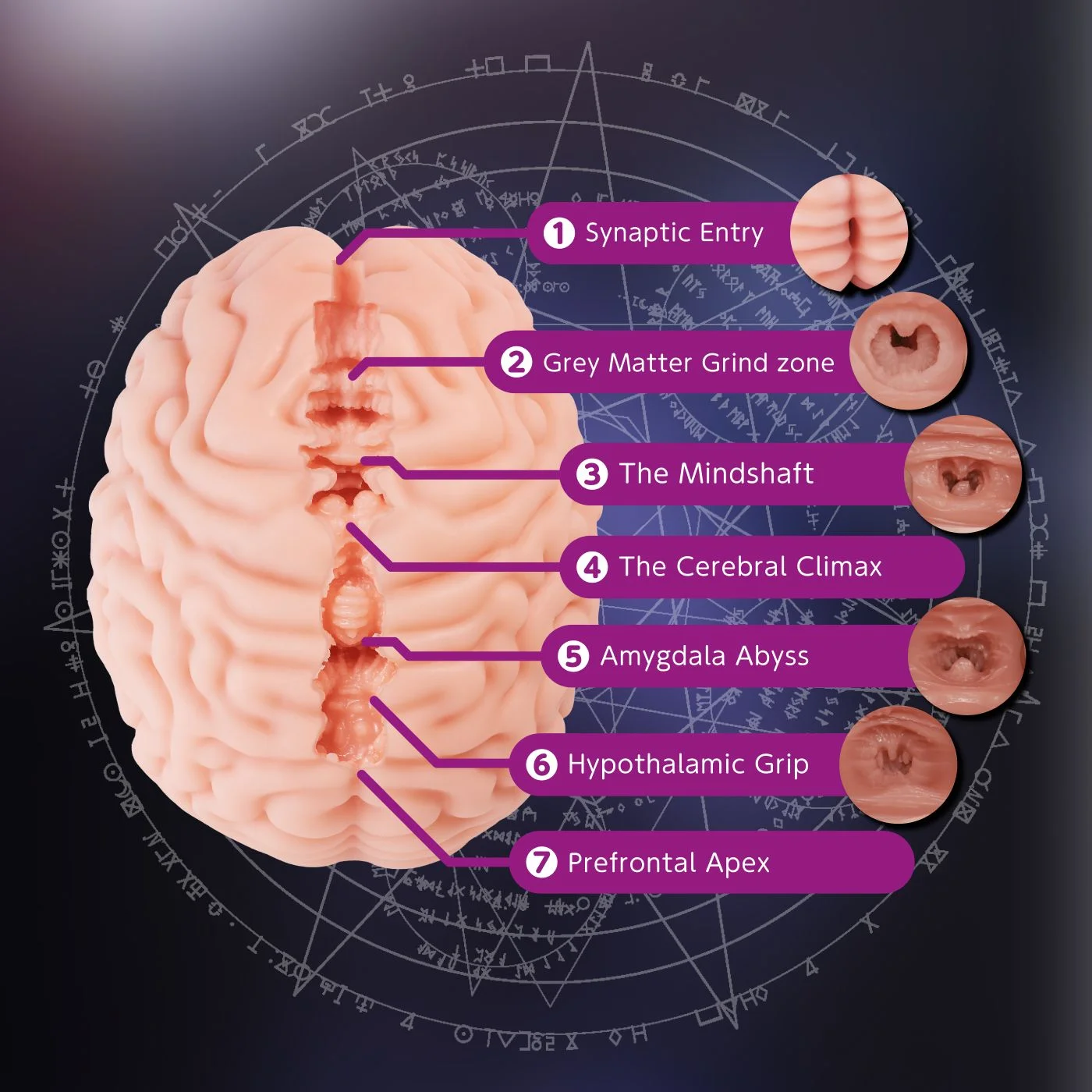 XTC Japan – Brain Hacker DX Masturbator – Peach