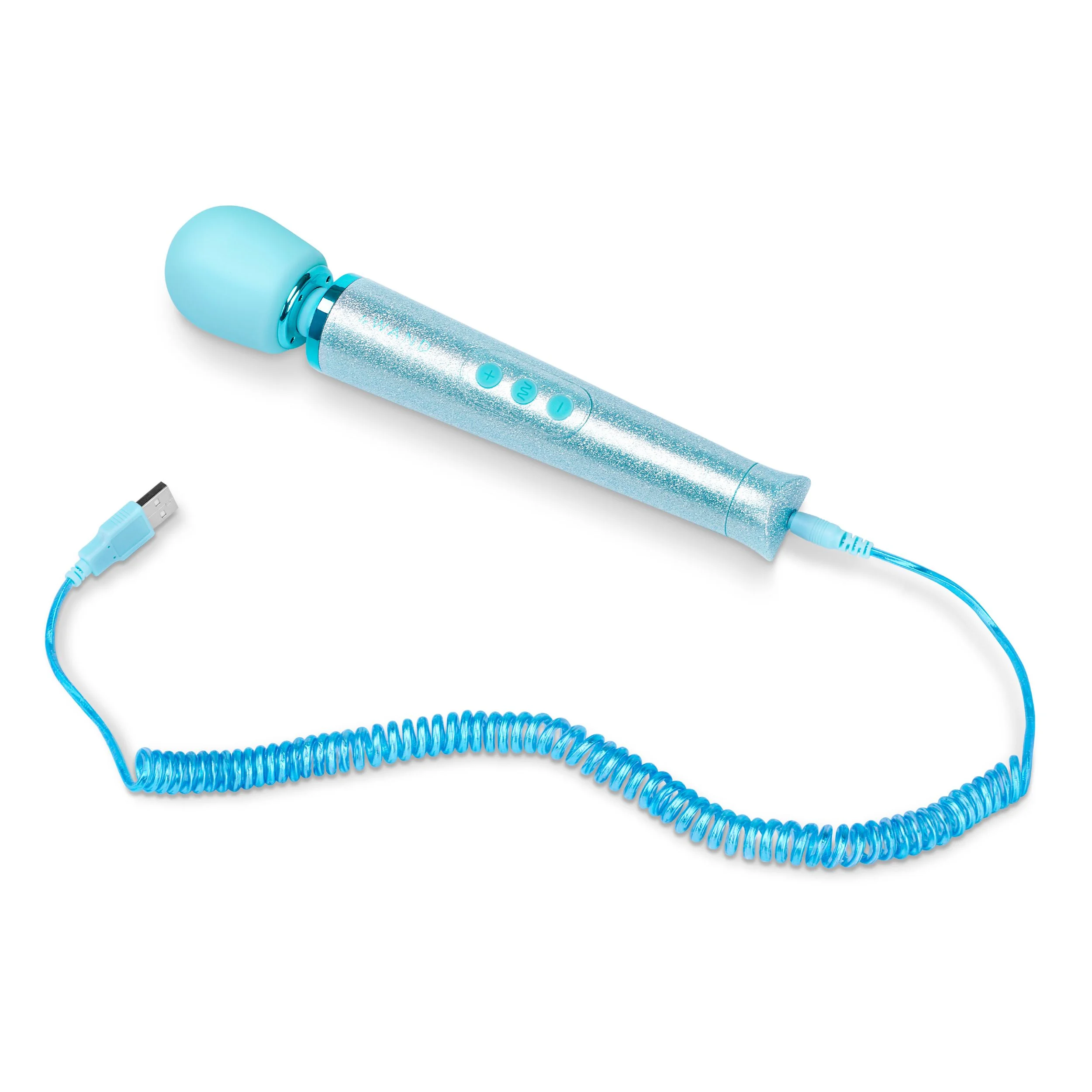 Le Wand – Petite All That Glimmers Wand Vibrator – Blauw