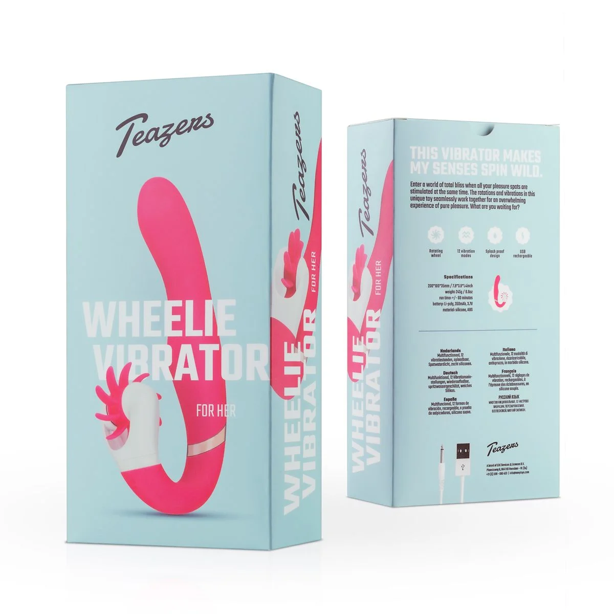Teazers – Wheelie Vibe Vibrator – Roze