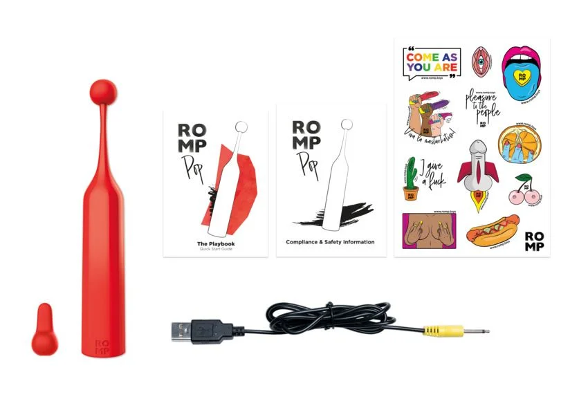 ROMP - Pop Clitoris Stimulator- Red
