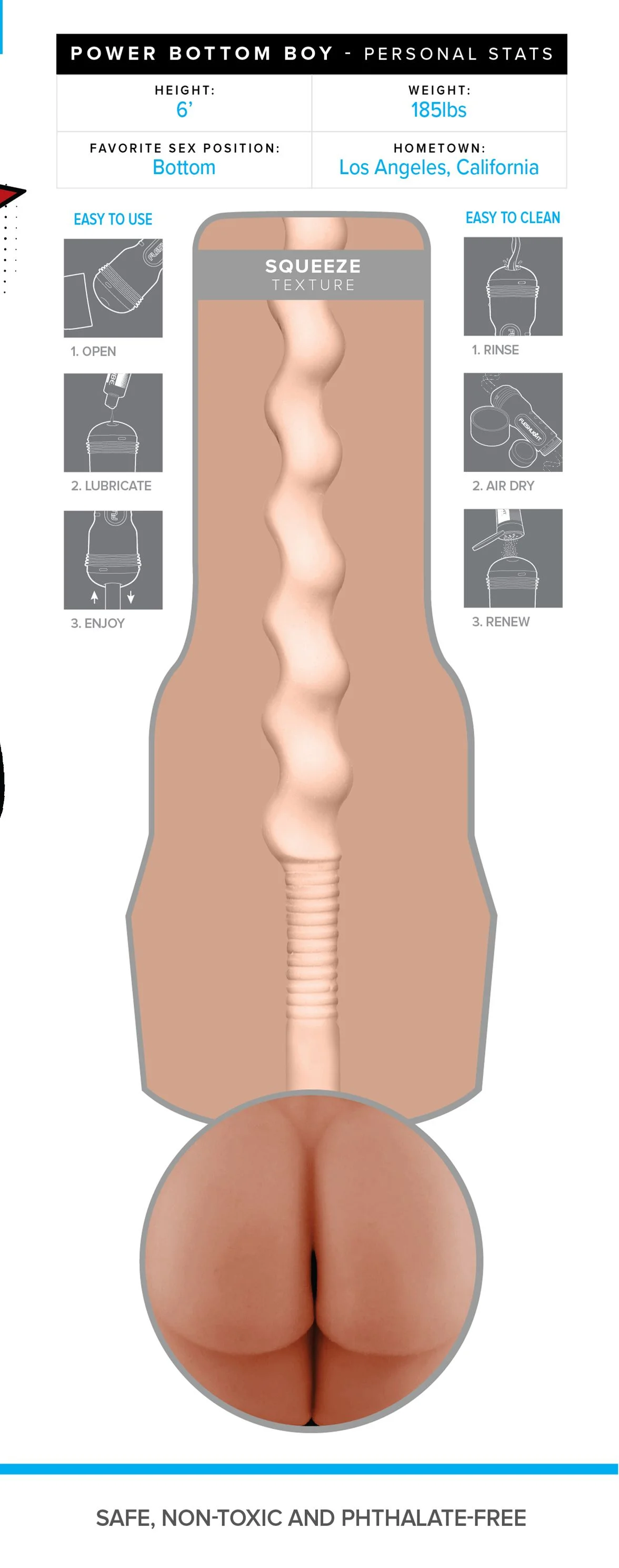 Fleshlight - Fleshjack Fantasy Power Bottom Boy