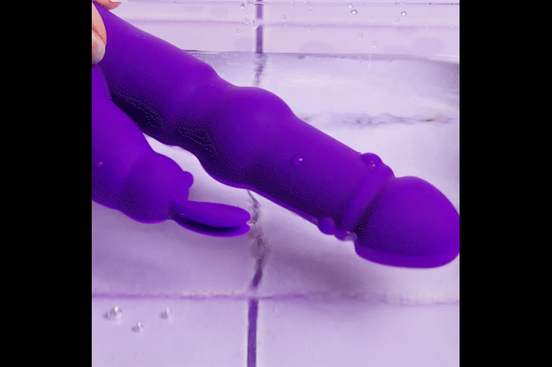 Teazers Siliconen Rabbit Vibrator - Paars